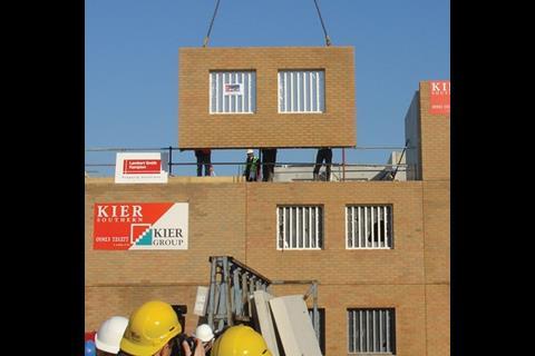 The panels come with brick cladding, avoiding the need for scaffolding